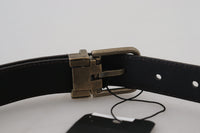 Thumbnail for Elegant Italian Leather Belt with Metal Buckle