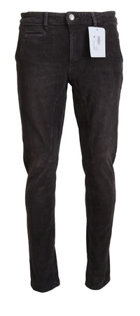 Thumbnail for Elegant Corduroy Brown Pants