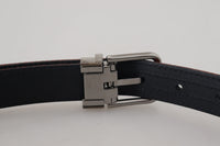 Thumbnail for Elegant Red Leather Belt with Metal Buckle