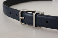 Thumbnail for Elegant Blue Calf Leather Belt