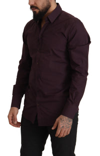 Thumbnail for Regal Purple Slim Fit Dress Shirt