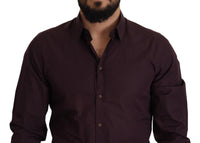 Thumbnail for Regal Purple Slim Fit Dress Shirt