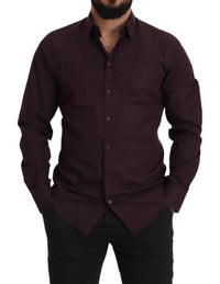 Thumbnail for Regal Purple Slim Fit Dress Shirt