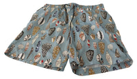 Thumbnail for Elegant Seashell Print Swim Trunks