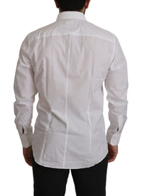 Thumbnail for Elegant Slim Fit White Martini Dress Shirt