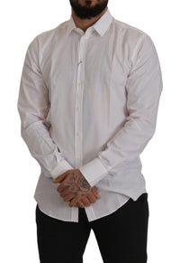 Thumbnail for Elegant Slim Fit White Martini Dress Shirt