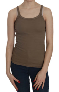 Thumbnail for Chic Spaghetti Strap Cotton Top - Earthy Elegance