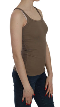 Thumbnail for Chic Spaghetti Strap Cotton Top - Earthy Elegance