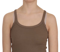 Thumbnail for Chic Spaghetti Strap Cotton Top - Earthy Elegance