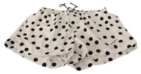 Thumbnail for White Polka Dots Beachwear Shorts Swimwear