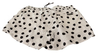 Thumbnail for White Polka Dots Beachwear Shorts Swimwear