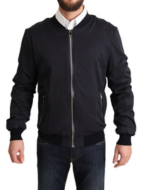 Thumbnail for Elegant Silk Blend Bomber Jacket
