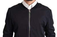 Thumbnail for Elegant Silk Blend Bomber Jacket