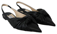 Thumbnail for Elegant Pointed Toe Leather Flats
