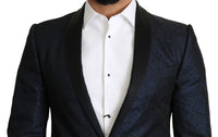 Thumbnail for Elegant Martini Blue Slim Fit Blazer