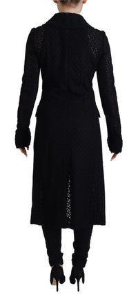 Thumbnail for Classic Button Down Knitted Long Jacket