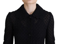 Thumbnail for Classic Button Down Knitted Long Jacket