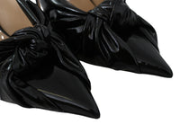 Thumbnail for Elegant Black Leather Pointed Toe Pumps