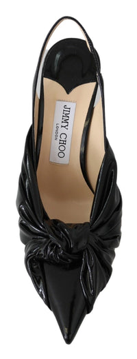Thumbnail for Elegant Black Leather Pointed Toe Pumps