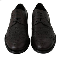 Thumbnail for Elegant Mens Leather Derby Dress Shoes