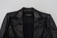 Thumbnail for Elegant Cropped Black Designer Jacket