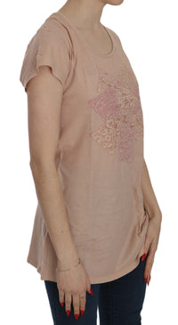 Thumbnail for Elegant Cream Lace Round Neck Blouse