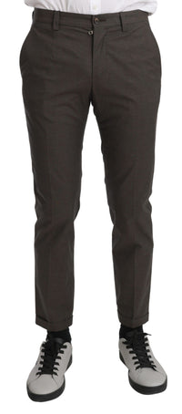 Thumbnail for Elegant Brown Casual Pants