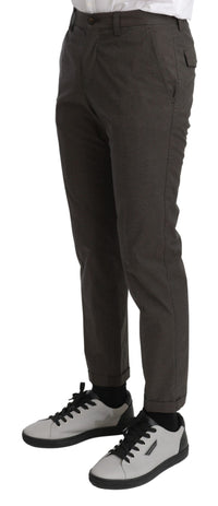Thumbnail for Elegant Brown Casual Pants