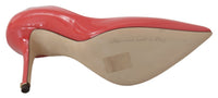 Thumbnail for Elegant Dark Pink Patent Leather Pumps