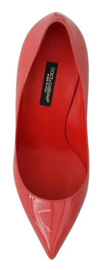 Thumbnail for Elegant Dark Pink Patent Leather Pumps