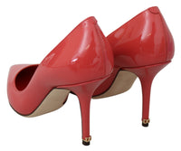 Thumbnail for Elegant Dark Pink Patent Leather Pumps