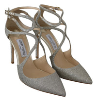 Thumbnail for Platinum Ice Lancer Leather Pumps - Elegance Refined