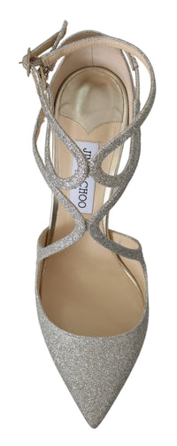 Thumbnail for Platinum Ice Lancer Leather Pumps - Elegance Refined