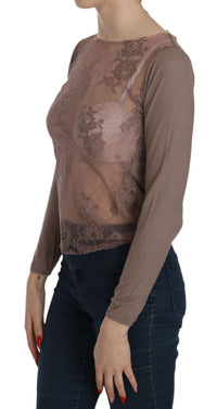Thumbnail for Boat Neck Cotton Lace Blouse