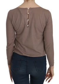 Thumbnail for Boat Neck Cotton Lace Blouse