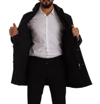 Thumbnail for Elegant Black Parka Hooded Jacket