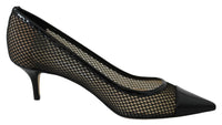 Thumbnail for Chic Patent Mesh Pointed Pumps