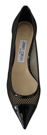 Thumbnail for Chic Patent Mesh Pointed Pumps