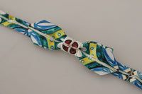 Thumbnail for Elegant Silk Majolica Print Bow Tie