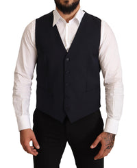 Thumbnail for Elegant Dark Blue Wool Blend Martini Suit