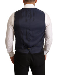 Thumbnail for Elegant Dark Blue Wool Blend Martini Suit
