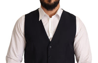 Thumbnail for Elegant Dark Blue Wool Blend Martini Suit