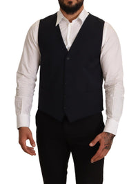 Thumbnail for Elegant Dark Blue Wool Blend Martini Suit