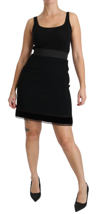 Thumbnail for Elegant High-Waist Black Skirt