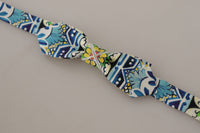 Thumbnail for Majolica Print Silk Bow Tie