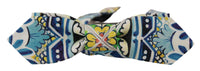 Thumbnail for Majolica Print Silk Bow Tie