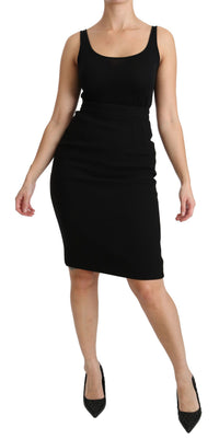 Thumbnail for Elegant Wool High-Waist Knee-Length Skirt