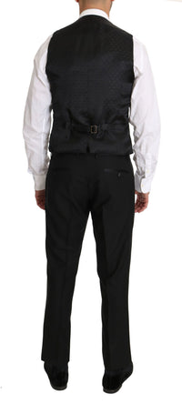 Thumbnail for Sleek Black Slim Fit Formal Vest