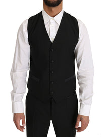 Thumbnail for Sleek Black Slim Fit Formal Vest