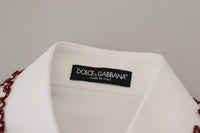 Thumbnail for Elegant White Cotton Polo Top